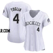 Michael Toglia Women's Colorado Rockies White Limited Home Jersey