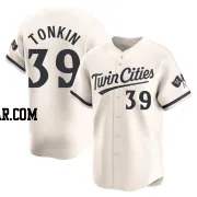 Michael Tonkin Men's Minnesota Twins Cream Limited Alternate Jersey