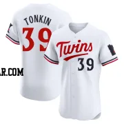 Michael Tonkin Men's Minnesota Twins White Elite Home Jersey