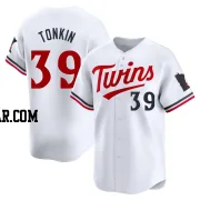 Michael Tonkin Men's Minnesota Twins White Limited Home Jersey