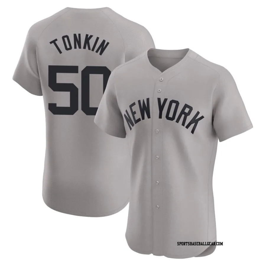 Michael Tonkin Men's New York Yankees Gray Elite Road Jersey