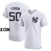 Michael Tonkin Men's New York Yankees White Elite Home Jersey