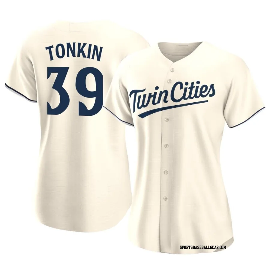 Michael Tonkin Women's Minnesota Twins Cream Replica Alternate Jersey