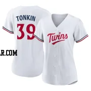 Michael Tonkin Women's Minnesota Twins White Authentic Home Jersey