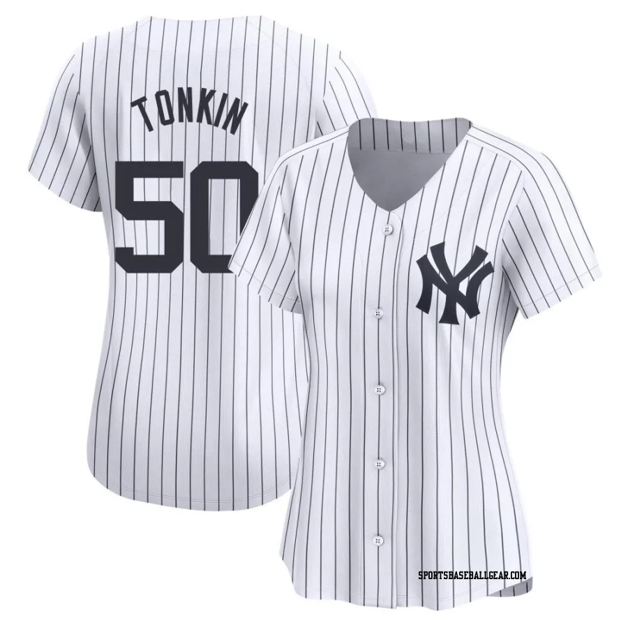 Michael Tonkin Women's New York Yankees White Limited Yankee Home Jersey