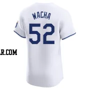 Michael Wacha Men's Kansas City Royals White Elite Home Jersey