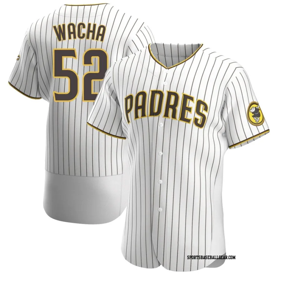 Michael Wacha Men's San Diego Padres White/Brown Authentic Home Jersey