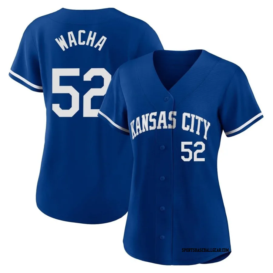 Michael Wacha Youth Kansas City Royals Royal Replica 2022 Alternate Jersey