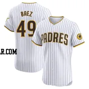 Michel Baez Men's San Diego Padres White Elite Home Jersey