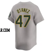 Michel Otanez Youth Oakland Athletics Gray Limited Away Jersey