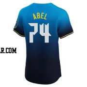 Mick Abel Men's Philadelphia Phillies Blue Elite 2024 City Connect Jersey