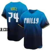 Mick Abel Men's Philadelphia Phillies Blue Limited 2024 City Connect Jersey