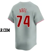 Mick Abel Men's Philadelphia Phillies Gray Limited Away Jersey