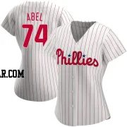 Mick Abel Women's Philadelphia Phillies White Authentic Home Jersey