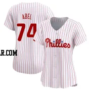 Mick Abel Women's Philadelphia Phillies White Limited Home Jersey