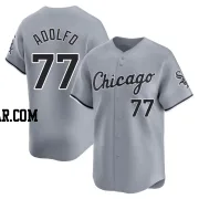 Micker Adolfo Men's Chicago White Sox Gray Limited Road Jersey