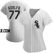 Micker Adolfo Women's Chicago White Sox White Authentic Home Jersey