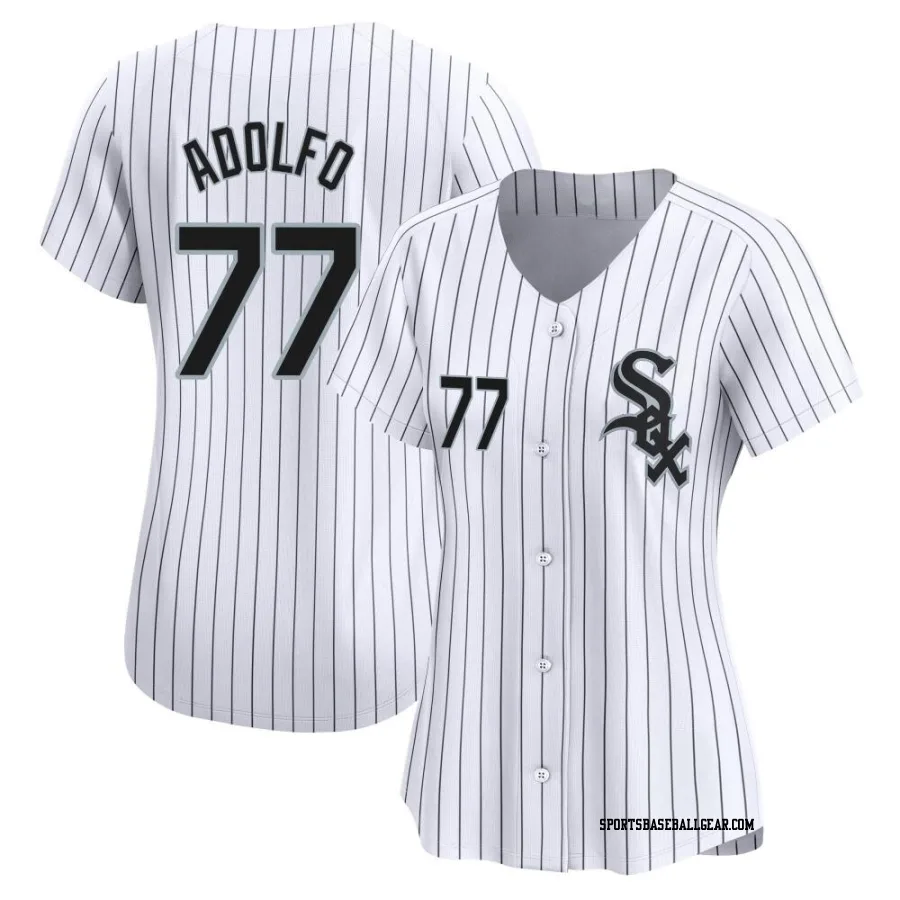 Micker Adolfo Women's Chicago White Sox White Limited Home Jersey