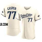 Mickey Gasper Men's Minnesota Twins Cream Authentic Alternate 2023 Jersey