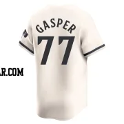 Mickey Gasper Men's Minnesota Twins Cream Limited Alternate Jersey