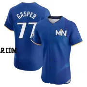 Mickey Gasper Men's Minnesota Twins Royal Elite 2024 City Connect Jersey