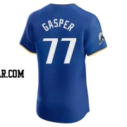 Mickey Gasper Men's Minnesota Twins Royal Elite 2024 City Connect Jersey