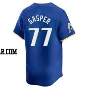 Mickey Gasper Men's Minnesota Twins Royal Limited 2024 City Connect Jersey