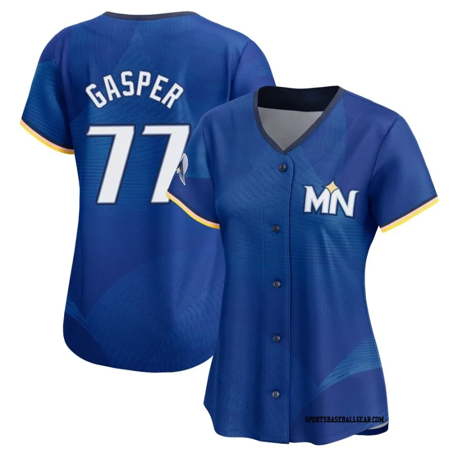 Mickey Gasper Women's Minnesota Twins Royal Limited 2024 City Connect Jersey