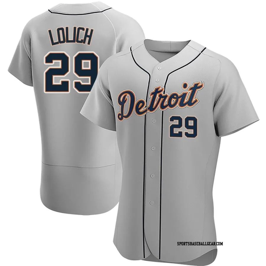 Mickey Lolich Men's Detroit Tigers Gray Authentic Road Jersey