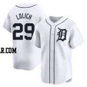 Mickey Lolich Men's Detroit Tigers White Limited Home Jersey