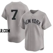 Mickey Mantle Men's New York Yankees Gray Limited Away 2nd Jersey