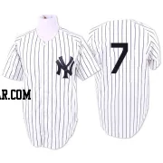 Mickey Mantle Men's New York Yankees White Authentic 1951 Throwback Jersey