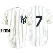 Mickey Mantle Men's New York Yankees White Authentic Throwback Jersey