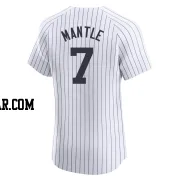 Mickey Mantle Men's New York Yankees White Elite Home Jersey