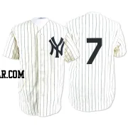 Mickey Mantle Men's New York Yankees White Replica Throwback Jersey