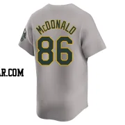 Mickey McDonald Men's Oakland Athletics Gray Limited Away Jersey