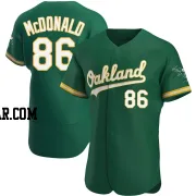 Mickey McDonald Men's Oakland Athletics Green Authentic Kelly Alternate Jersey