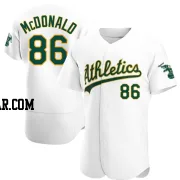 Mickey McDonald Men's Oakland Athletics White Authentic Home Jersey