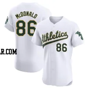 Mickey McDonald Men's Oakland Athletics White Elite Home Jersey