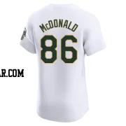 Mickey McDonald Men's Oakland Athletics White Elite Home Jersey