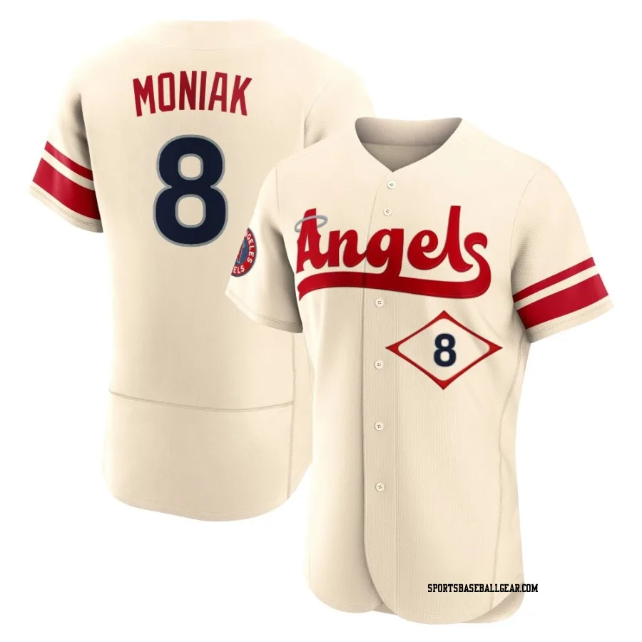 Mickey Moniak Men's Los Angeles Angels Cream Authentic 2022 City Connect Jersey