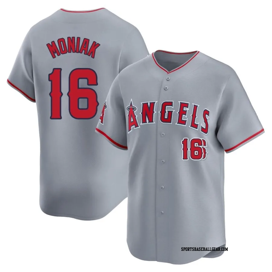 Mickey Moniak Men's Los Angeles Angels Gray Limited Away Jersey