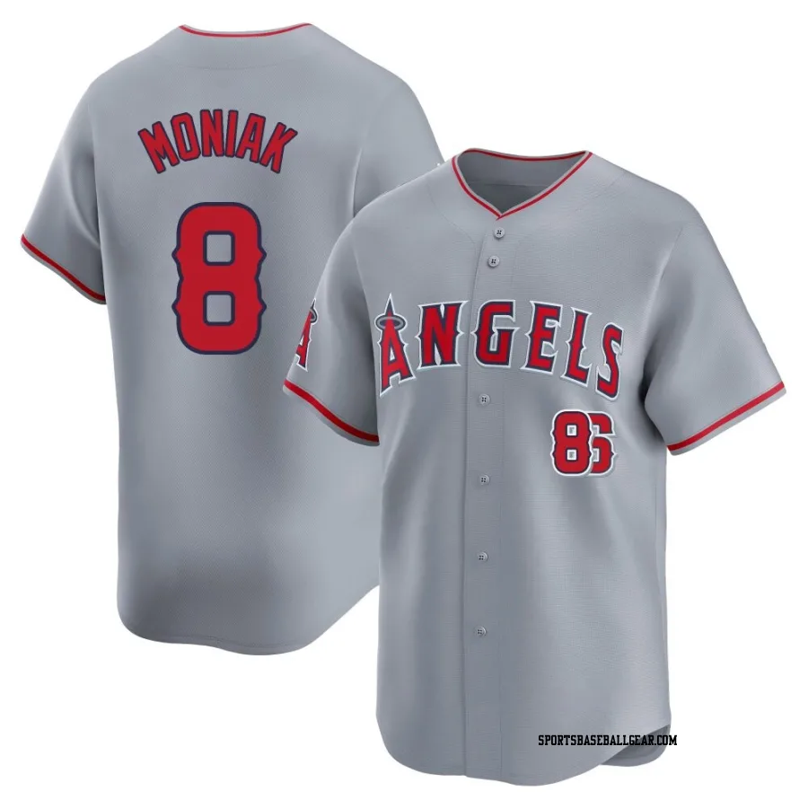 Mickey Moniak Men's Los Angeles Angels Gray Limited Away Jersey