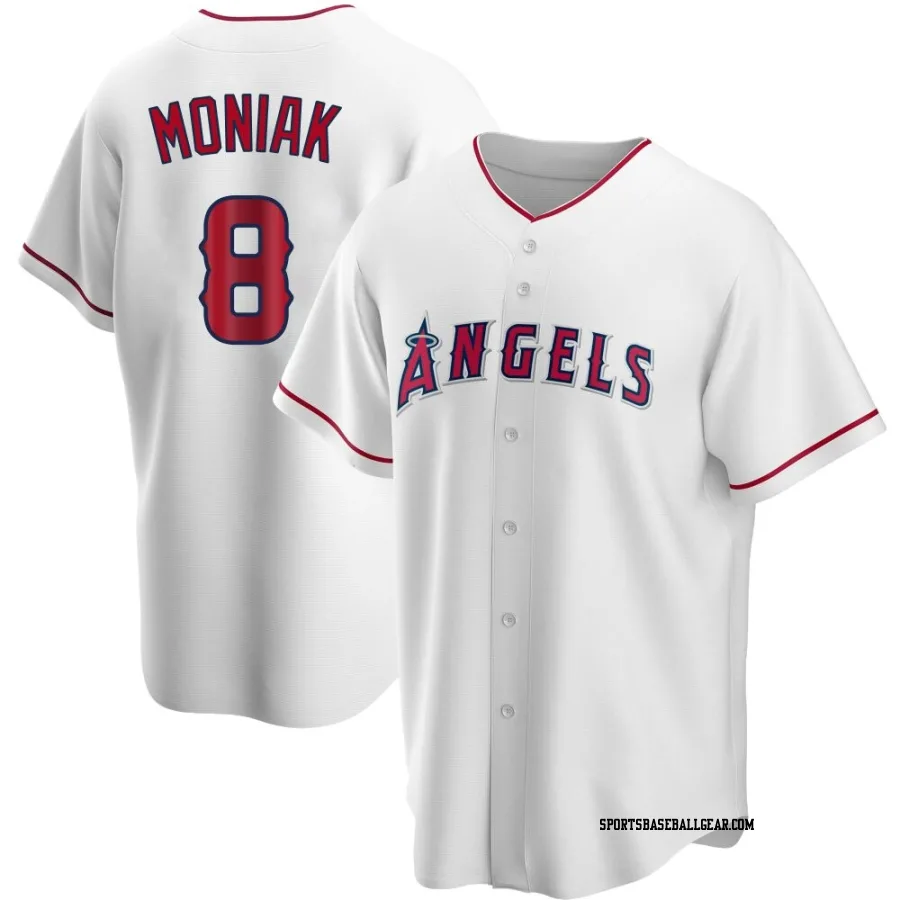 Mickey Moniak Men's Los Angeles Angels White Replica Home Jersey