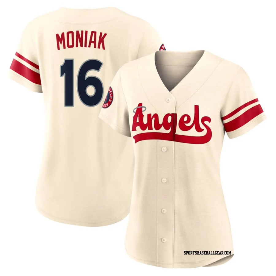 Mickey Moniak Women's Los Angeles Angels Cream Replica 2022 City Connect Jersey