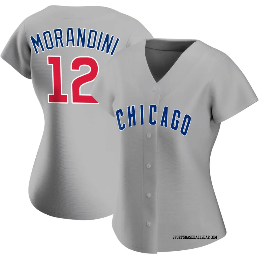 Mickey Morandini Women's Chicago Cubs Gray Authentic Road Jersey