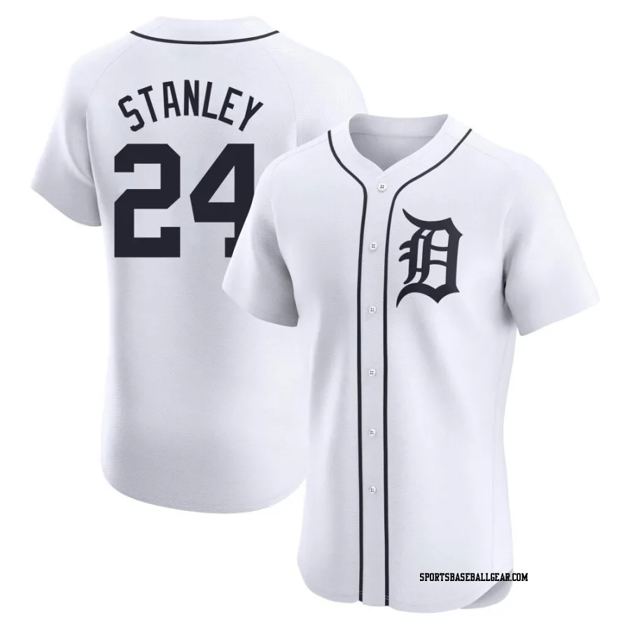 Mickey Stanley Men's Detroit Tigers White Elite Home Jersey