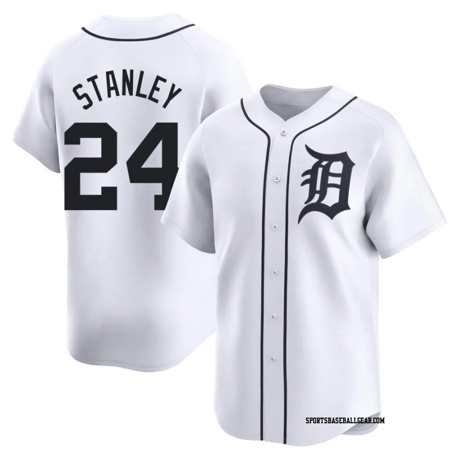 Mickey Stanley Men's Detroit Tigers White Limited Home Jersey