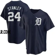 Mickey Stanley Youth Detroit Tigers Navy Replica Alternate Jersey