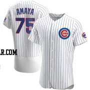 Miguel Amaya Men's Chicago Cubs White Authentic Home Jersey